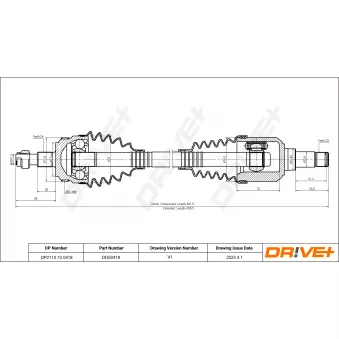 Arbre de transmission Dr!ve+
