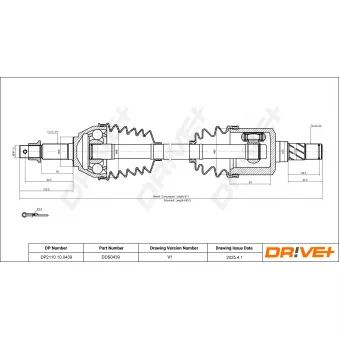 Arbre de transmission Dr!ve+