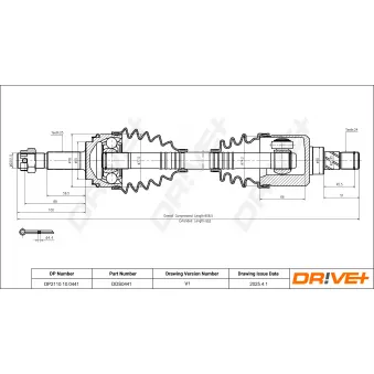 Arbre de transmission Dr!ve+ DP2110.10.0441