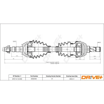 Arbre de transmission Dr!ve+ DP2110.10.0446