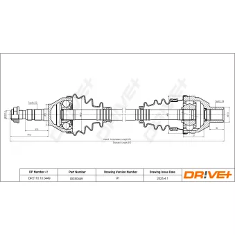 Arbre de transmission Dr!ve+ DP2110.10.0449