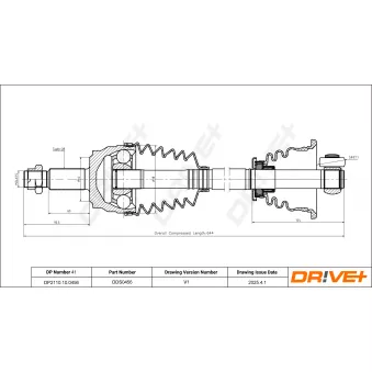 Arbre de transmission Dr!ve+ DP2110.10.0456
