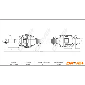 Arbre de transmission Dr!ve+ DP2110.10.0466