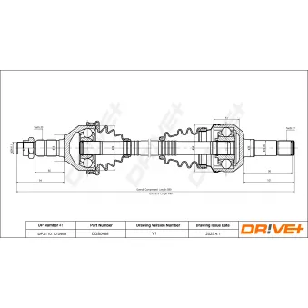 Arbre de transmission Dr!ve+
