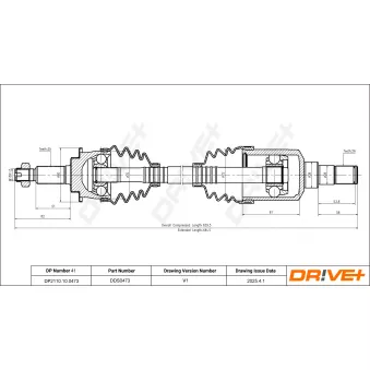Arbre de transmission Dr!ve+ DP2110.10.0473