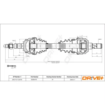 Arbre de transmission Dr!ve+ DP2110.10.0479
