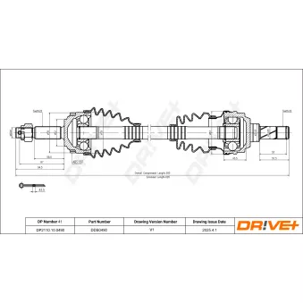 Arbre de transmission Dr!ve+ DP2110.10.0490