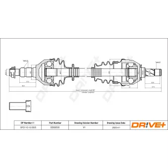 Arbre de transmission Dr!ve+ DP2110.10.0505