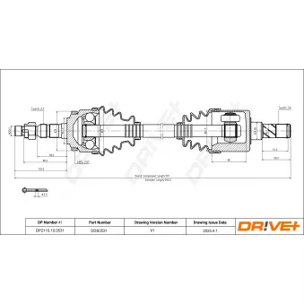 Arbre de transmission Dr!ve+
