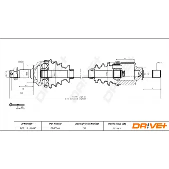 Arbre de transmission Dr!ve+ DP2110.10.0548
