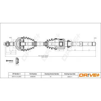 Arbre de transmission Dr!ve+