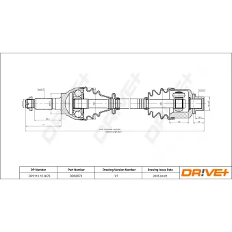 Arbre de transmission Dr!ve+ DP2110.10.0676