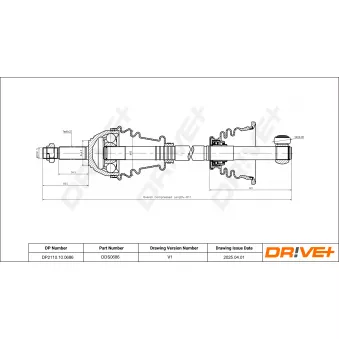 Arbre de transmission Dr!ve+ DP2110.10.0686