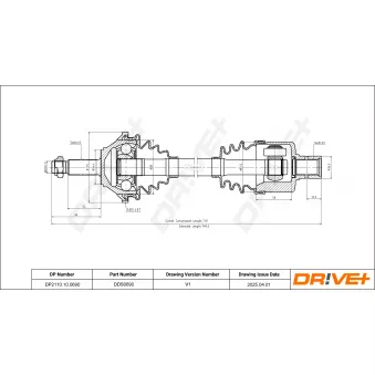 Arbre de transmission Dr!ve+ DP2110.10.0690