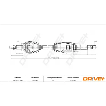 Arbre de transmission Dr!ve+ DP2110.10.0787