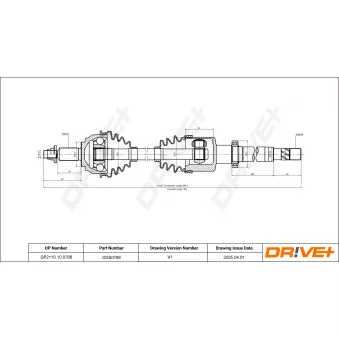 Arbre de transmission Dr!ve+ DP2110.10.0788