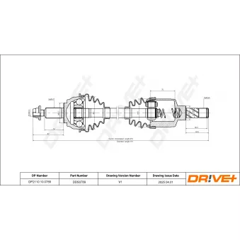 Arbre de transmission Dr!ve+