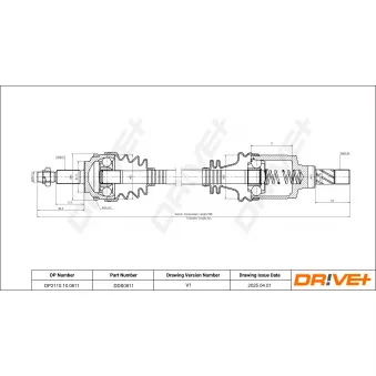 Arbre de transmission Dr!ve+