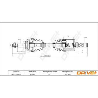 Arbre de transmission Dr!ve+ DP2110.10.0835