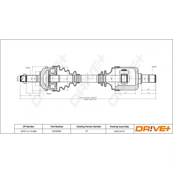 Arbre de transmission Dr!ve+ DP2110.10.0861
