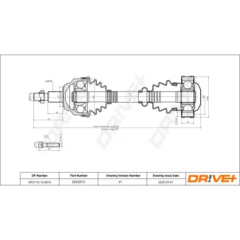 Arbre de transmission Dr!ve+