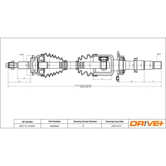 Arbre de transmission Dr!ve+