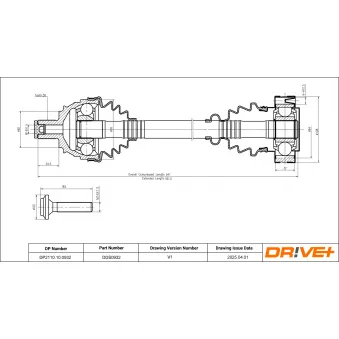 Arbre de transmission Dr!ve+