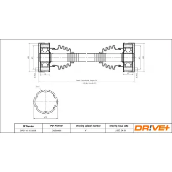 Arbre de transmission Dr!ve+ DP2110.10.0938