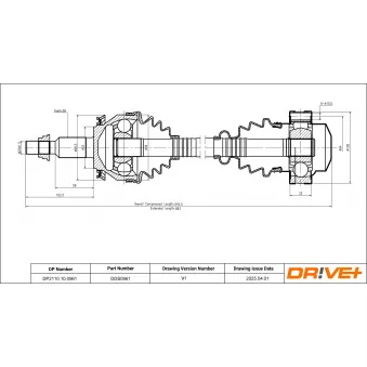 Arbre de transmission Dr!ve+