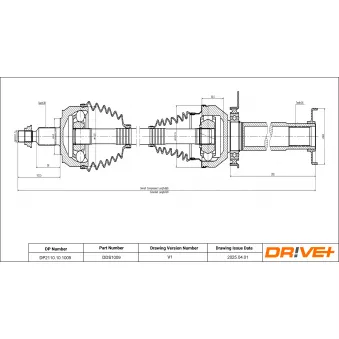 Arbre de transmission Dr!ve+