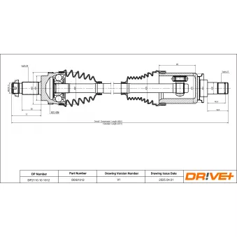 Arbre de transmission Dr!ve+