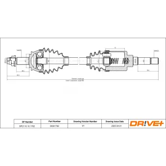 Arbre de transmission Dr!ve+