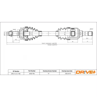 Arbre de transmission Dr!ve+ DP2110.10.1796