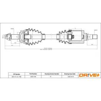 Arbre de transmission Dr!ve+