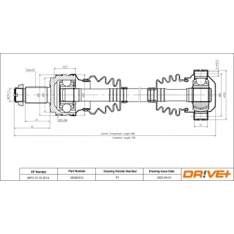 Arbre de transmission Dr!ve+ DP2110.10.2015