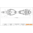 Arbre de transmission Dr!ve+ DP2110.10.2163 - Visuel 2