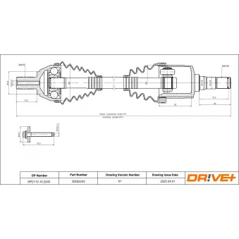 Arbre de transmission Dr!ve+