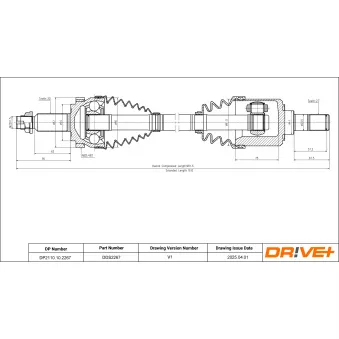 Arbre de transmission Dr!ve+