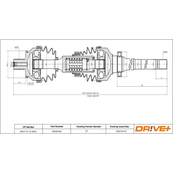 Arbre de transmission Dr!ve+