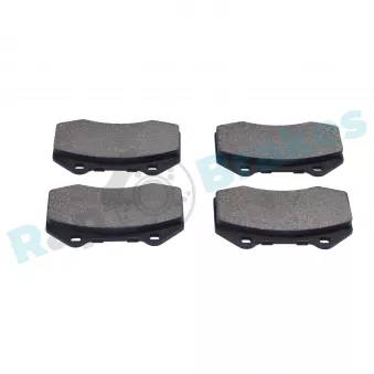 Jeu de 4 plaquettes de frein avant RAP BRAKES
