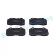 Jeu de 4 plaquettes de frein avant RAP BRAKES R-P0491 - Visuel 2