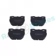 Jeu de 4 plaquettes de frein avant RAP BRAKES R-P0546 - Visuel 2