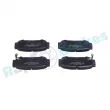 Jeu de 4 plaquettes de frein arrière RAP BRAKES R-P1208 - Visuel 2