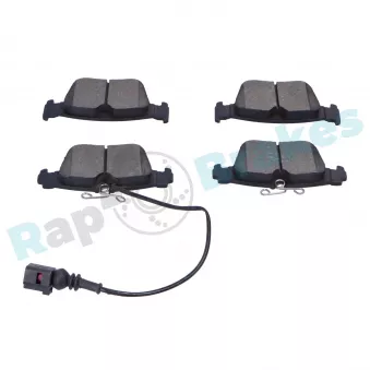 Jeu de 4 plaquettes de frein arrière RAP BRAKES R-P1675