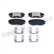 Jeu de 4 plaquettes de frein avant RAP BRAKES R-P1698 - Visuel 1