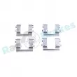 Jeu de 4 plaquettes de frein avant RAP BRAKES R-P1698 - Visuel 3