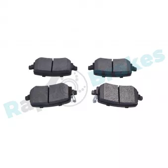 Jeu de 4 plaquettes de frein arrière RAP BRAKES R-P1705
