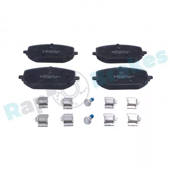 Jeu de 4 plaquettes de frein avant RAP BRAKES R-P1715