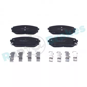 Jeu de 4 plaquettes de frein avant RAP BRAKES