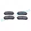 Jeu de 4 plaquettes de frein avant RAP BRAKES R-P1742 - Visuel 2